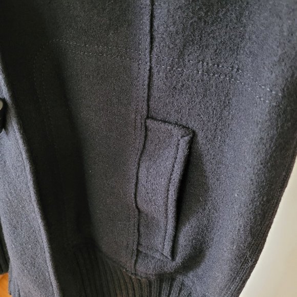 Marc Cain Hooded Virgin Wool Bomber Jacket US 8 - Picture 7 of 16